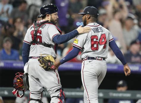 Vines’ strong outing in big league debut leads Braves past Rockies 7-3
